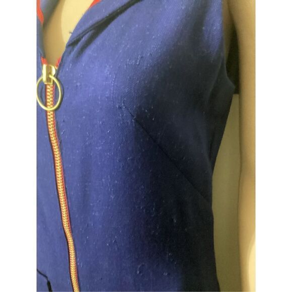 Vintage Handmade Sailor Style Maxi Dress S - Picture 7 of 10